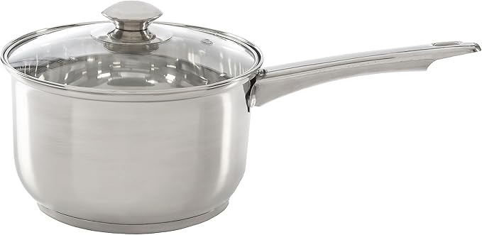 Ecolution Stainless Steel Sauce Pan, Encapsulated Induction Ready Cooking Pot by Ecolution