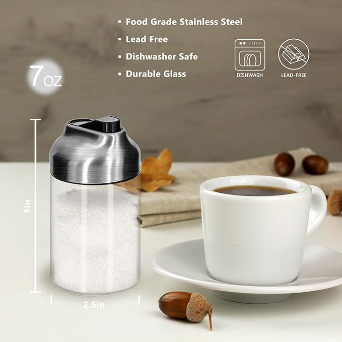 Aelga Glass Sugar Dispenser - Image 3
