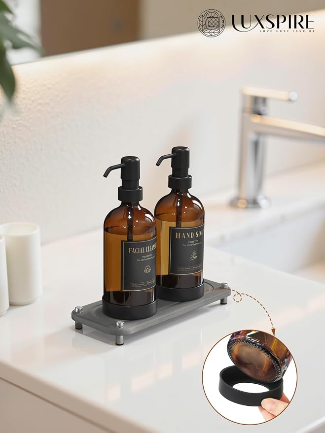 Luxspire Soap Dispenser Set, Hand Soap Dispensers - Image 5