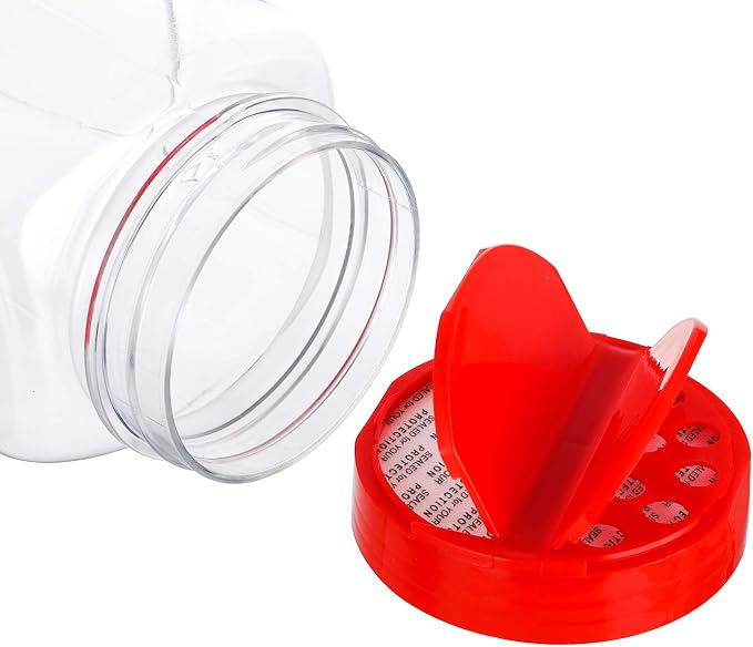 Yopay 8 Pack Large Spice Jar, 32oz Seasoning Shaker, Plastic Spice Container - Image 3