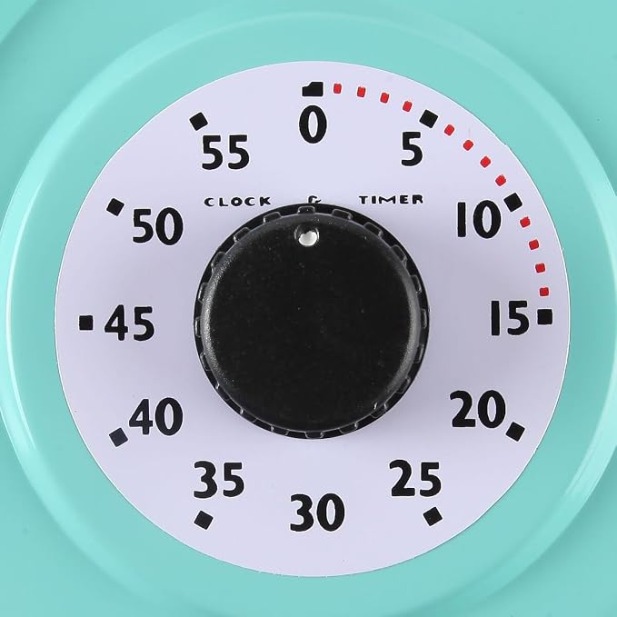 Lily's Home - 9.5 Inch x 12.5 Inch - Retro Kitchen Wall Clock, Vintage Wall - Image 7