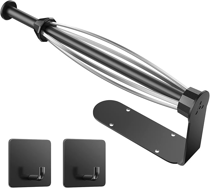 Paper Towel Holder Under Cabinet, Single Hand Operable Wall Mount by HelpYouSaveMoreSpace