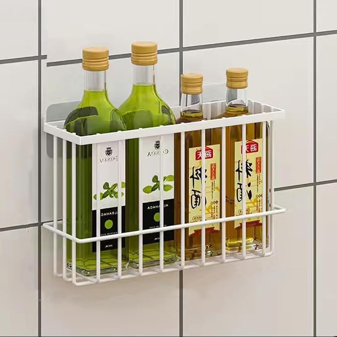 2 Piece Kitchen Cabinet Door Storage Box, Self Adhesive Wall Mounted Storage - Image 5