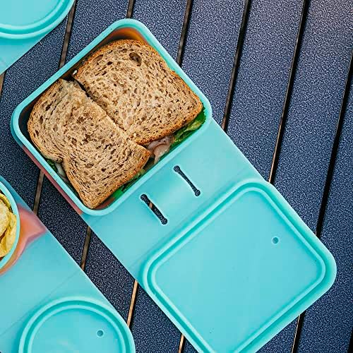 Silipint Silicone Go Go Bowls: 2pk Sandwich Size: Aurora
