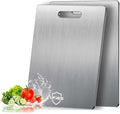 Titanium Cutting Board, Non Toxic, Double-Sided Food Grade Chopping Board by UFJEG