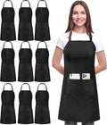 Utopia Kitchen 10 Pack Bib Apron Adjustable by UTOPIAKITCHEN