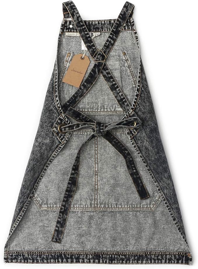 Jeanerlor - Denim Apron with Pockets - Image 3