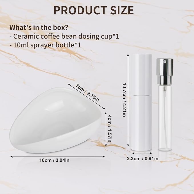Coffee Bean Dosing Cup and Spray Bottle Kit - Image 3