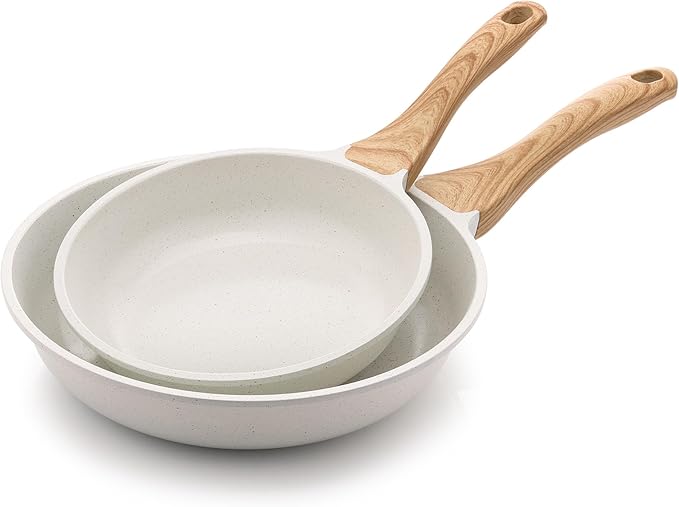 SENSARTE Nonstick Frying Pan Skillets, Ceramic Coating Omelette Pans, Healthy by SENSARTE