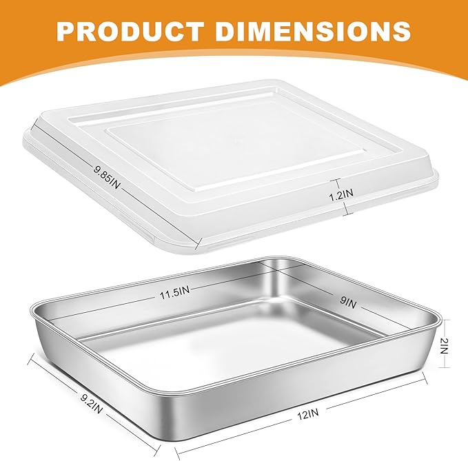 Stainless Steel Baking Pan - Image 2