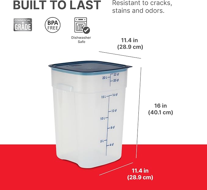 Cambro FreshPro 22 Quart Food Storage Container - Image 4