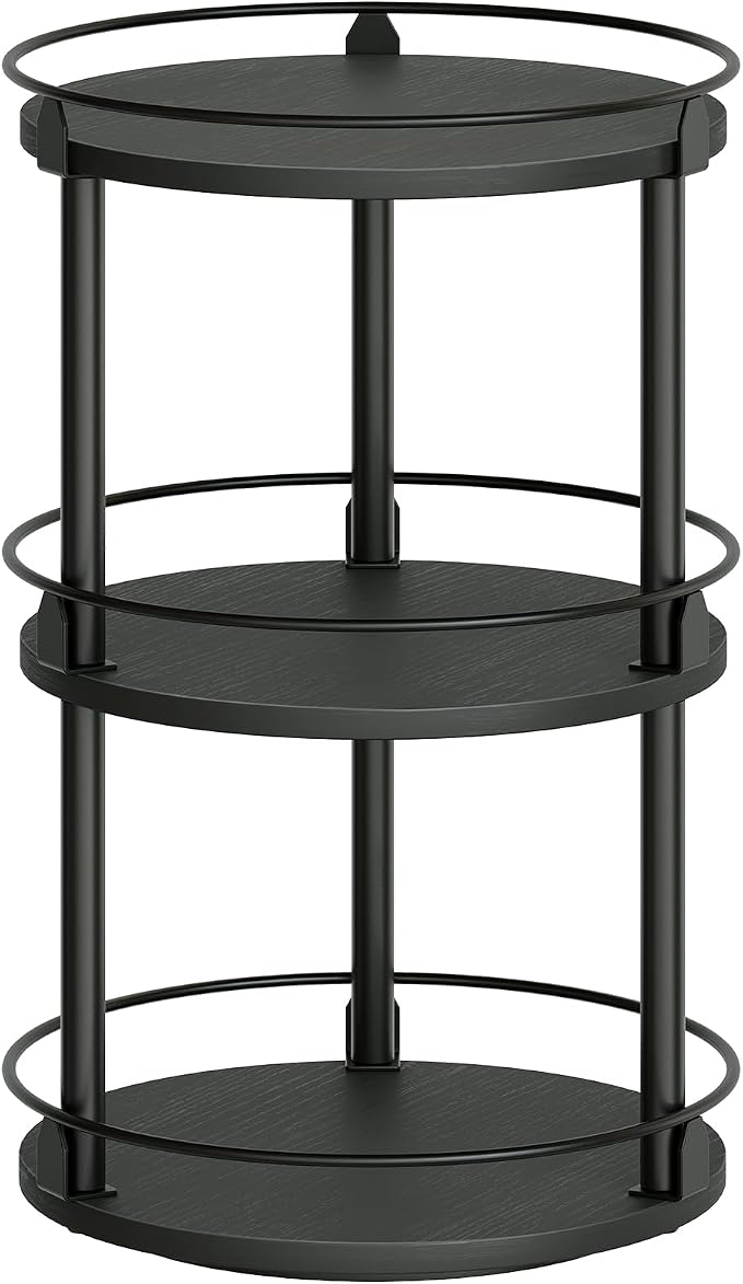 YATINEY 3-Tier Lazy Susan Organizer, Rotating Spice Rack, Spinning Organizer by Yatiney