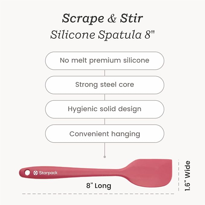 Starpack 'Scrape & Stir' Silicone Spatula - Image 4