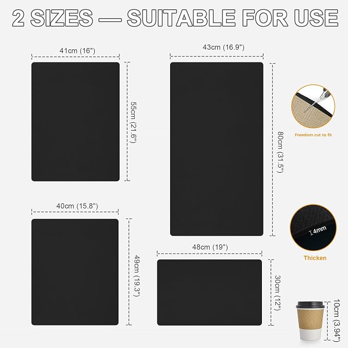 Dish Drying Mats for Kitchen Counter, Waterproof Coffee Mat for Countertop - Image 7