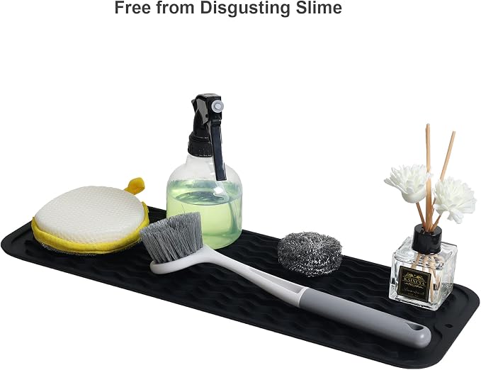 ZLR 2 Pcs Silicone Sponge Holder & Sink Caddy Tray - Image 6