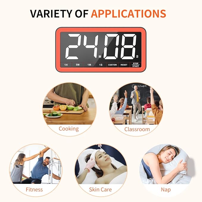 VOCOO Digital Kitchen Timer - Image 7