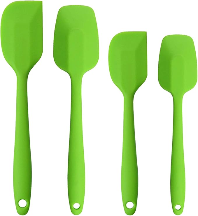 Silicone Spatulas Set, Rubber Spoon Spatula Heat Resistant Spoonula One Piece by MOACC