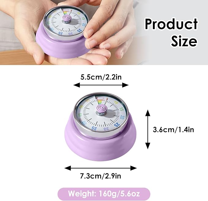 Visual Timer for Kids Rainbow Kitchen Timer - Image 6