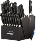 Knife Set, Amorston 21 Pieces Kitchen Knife Set by Amorston
