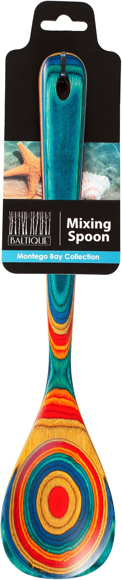 Totally Bamboo Baltique Montego Bay Collection 12-1/2" Wooden Cooking Spoon - Image 7