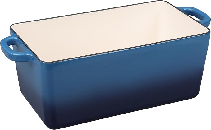 EDGING CASTING Enameled Cast Iron Dutch Oven, Oblong Bread Oven - Image 4