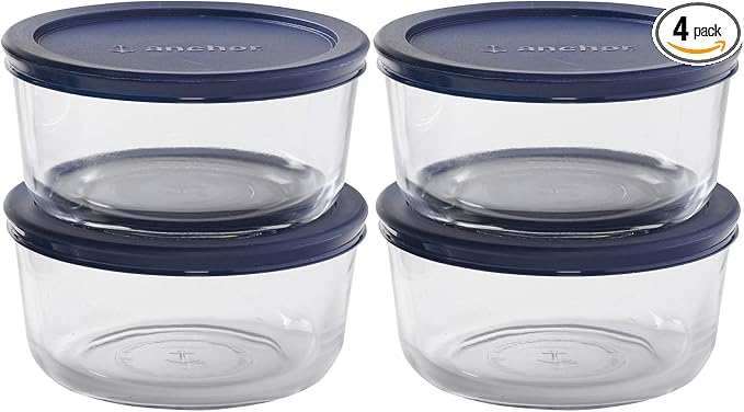 Anchor Hocking SnugFitTM Round Food Storage Containers by AnchorHocking