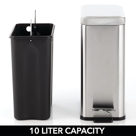 mDesign Pedal Bin — Waste Bin - Image 4
