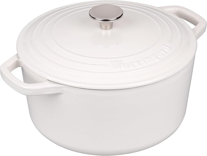 VORRINGARD Enameled Cast Iron Dutch Oven Pot - Image 9