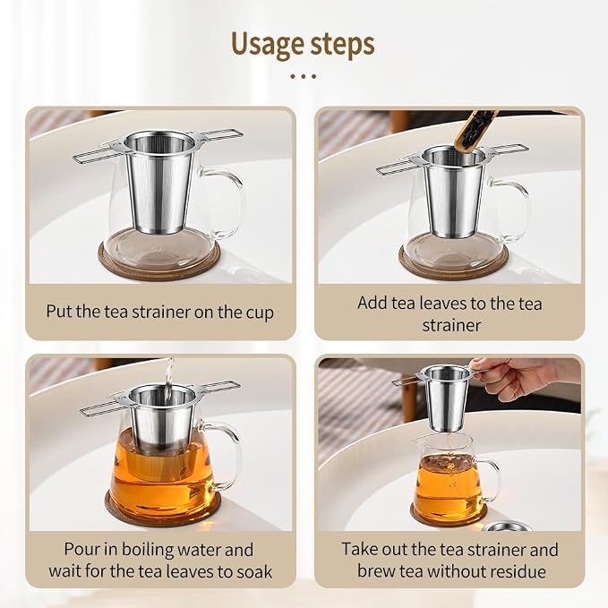1Pack Long-Handled Tea Strainer - Image 8