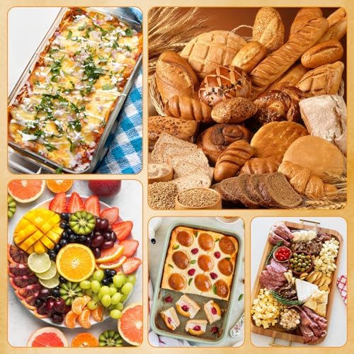 AKOLAFE 4 Pack Stainless Steel Loaf Pan Large 12.5”x5.5” Banana Bread