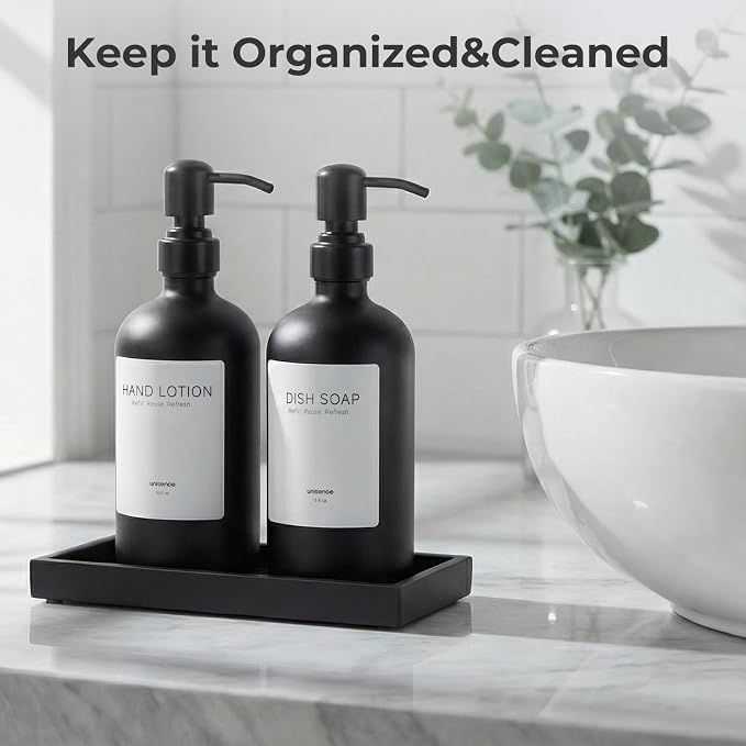 2 Packs Glass Soap Dispenser Set - Image 6