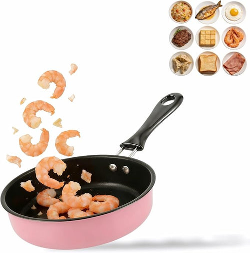 4.7 Inch Mini Skillet, Non-Stick Egg Pan by yayaboqu