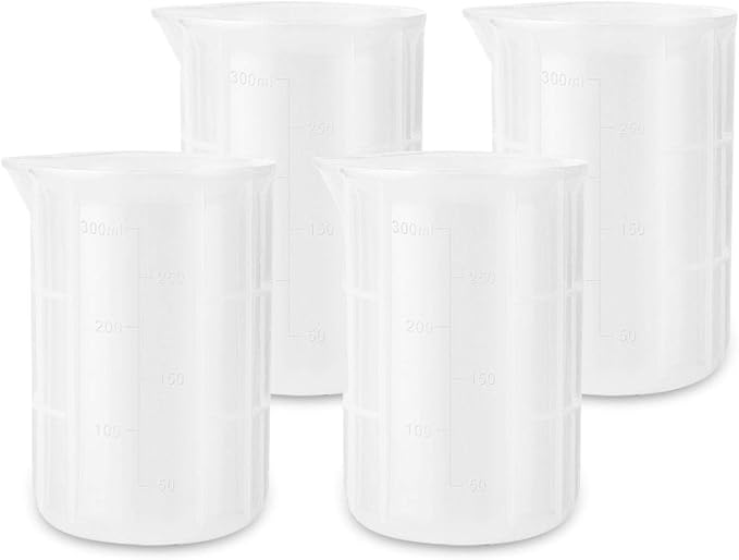 Gartful 300ml Mixing Cups for Epoxy Resin, Durable Pour Tool for Casting Molds by Gartful