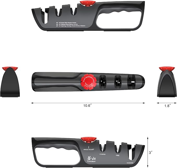 Cangshan 1026108 3-Stage Adjustable 14-24 Degree Professional Knife + Scissor - Image 2