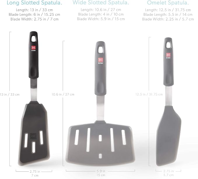 DI ORO Silicone Fish Spatula - Image 5