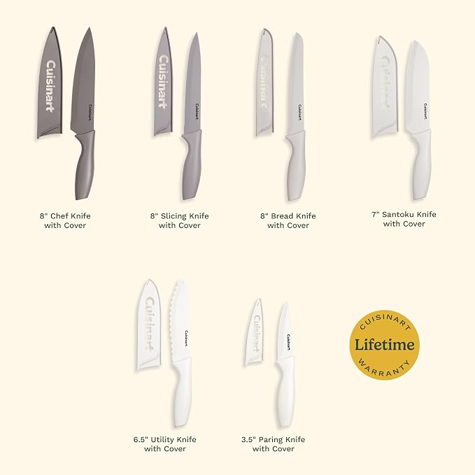 Cuisinart Advantage 12-Piece Kitchen Knife Set, Professional-Quality Nonstick - Image 5