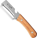 Multifunctional Vegetable Peeler, Wooden Handle & Bottle Opener Stainless Steel by ANMIOUHOME