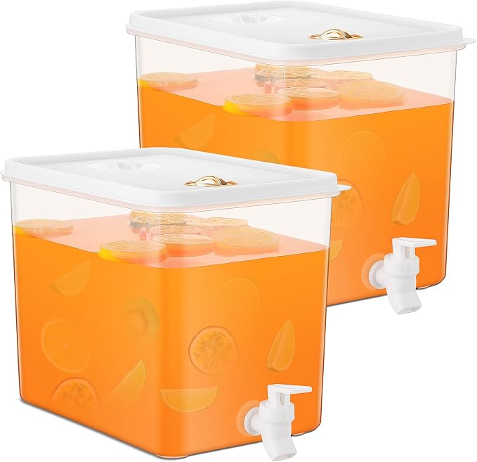 Domensi 2 Pack 2 Gallon Drink Dispenser by Domensi