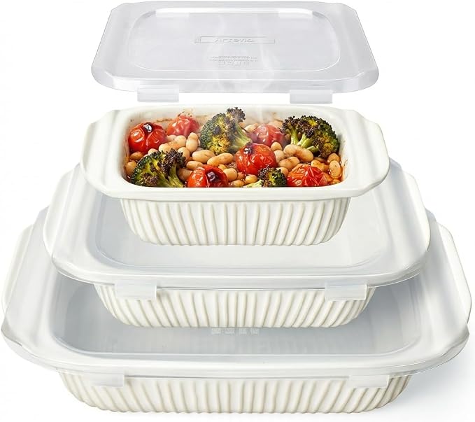 Artena Casserole Dishes For Oven, Ceramic Baking Dish, Large Lasagna Pan by Artena