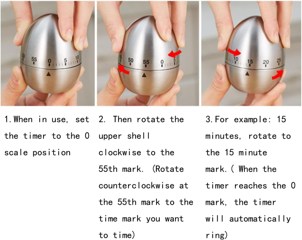 Cute Tomato Shape 360 Degree Rotating Kitchen Cooking Timer Kitchen