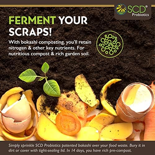 SCD Probiotics 6 lb Bokashi Compost Starter