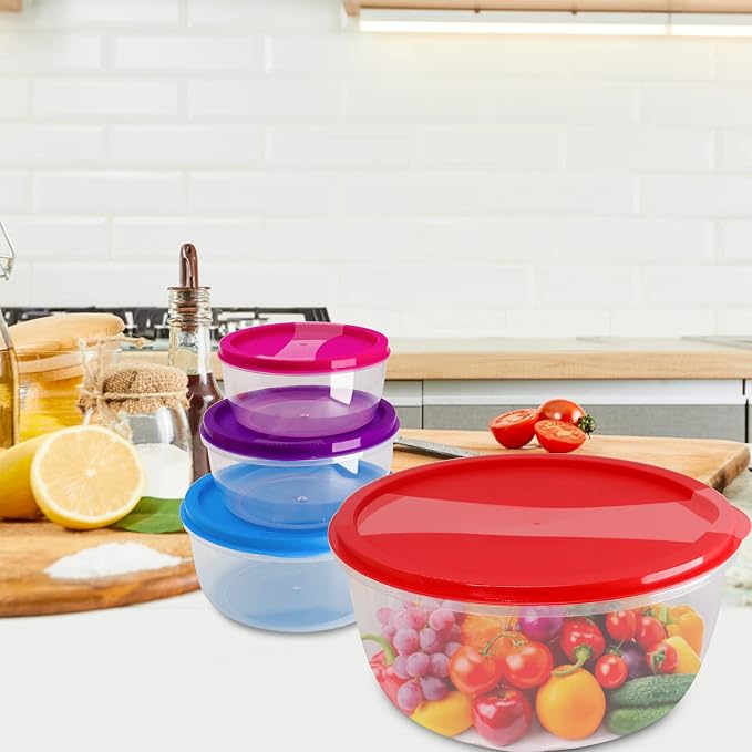 7Pcs Round Mixing Bowl Set Salad Bowl - Image 3