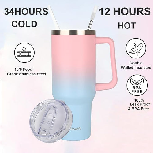 40oz Stainless Steel Double Vacuum Tumbler - Image 2