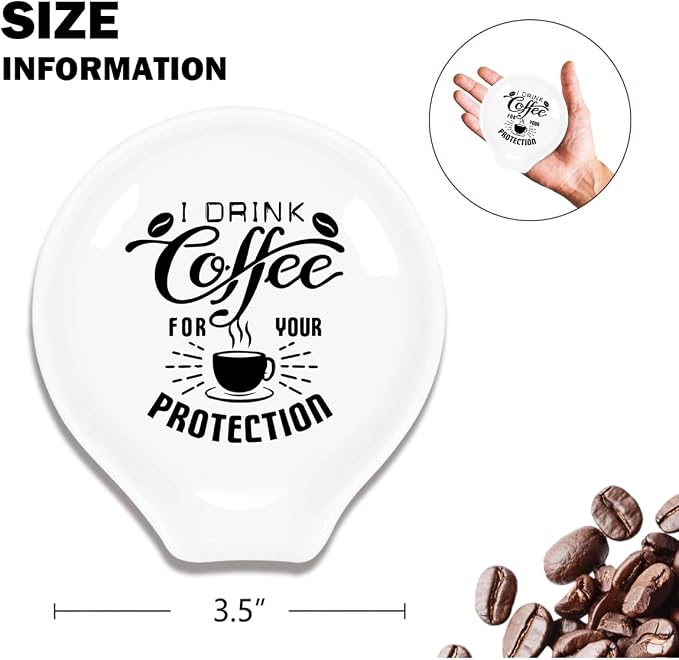 Funny Coffee Spoon Holder-Coffee Spoon Rest-Cafe Bar Station Accessories-I - Image 2