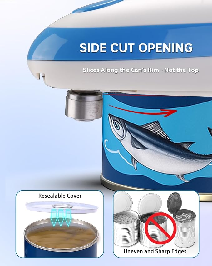 CIRCLE JOY Electric Can Opener, One-Touch Automatic Can Opening - Image 2