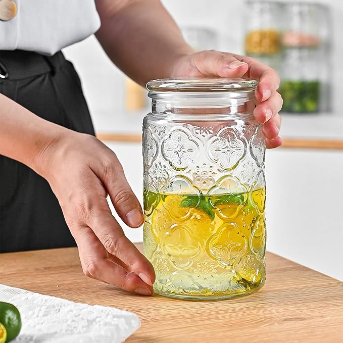 Adodeen 32oz Vintage Glass Jar - Image 7