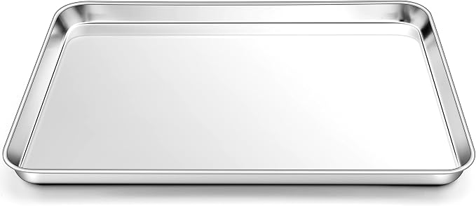 Homikit 1 Pack Baking Sheet, 20 x 14 Inches Stainless Steel Large Cookie Pan by Homikit