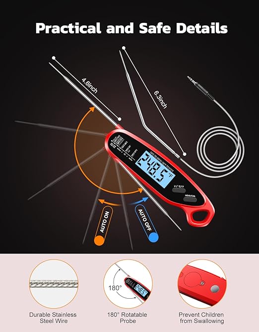 Instant Read Meat Thermometer Digital - Image 4