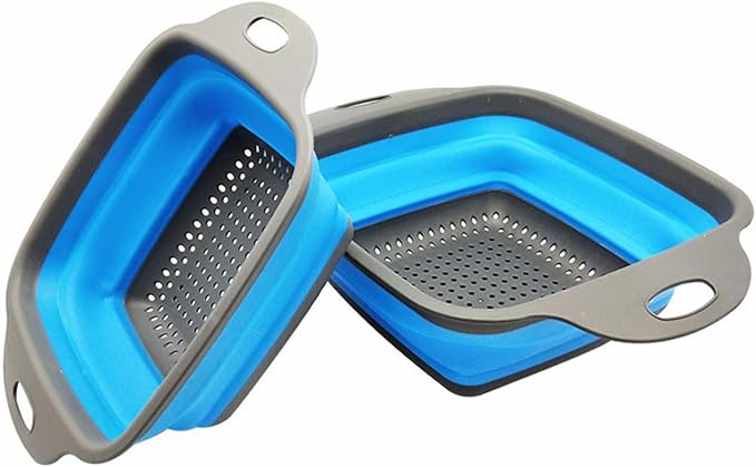 2 PCS Collapsible Colander, Collapsible Strainers by DQZSY