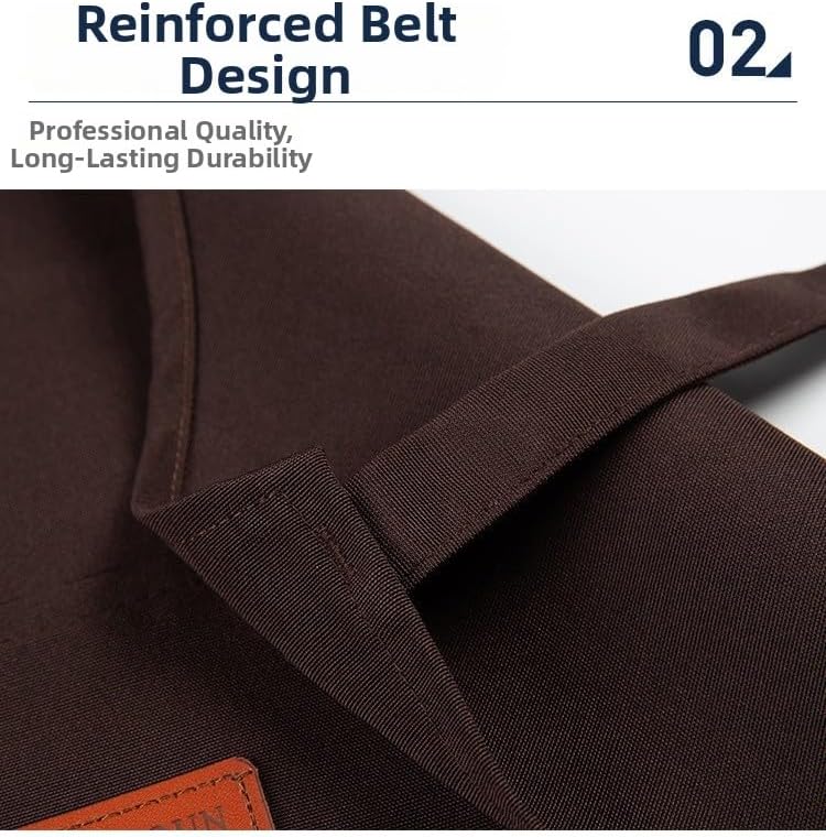 Kitchen Apron Waterproof with Pockets, Oil Proof Adjustable